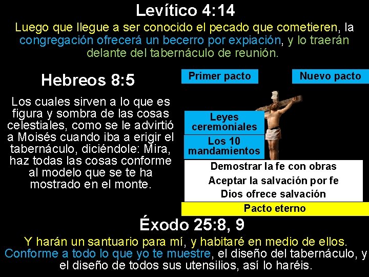 Levítico 4: 14 Luego que llegue a ser conocido el pecado que cometieren, la