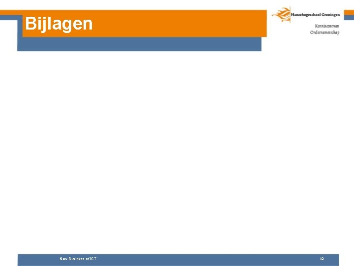Bijlagen New Business of ICT 19 