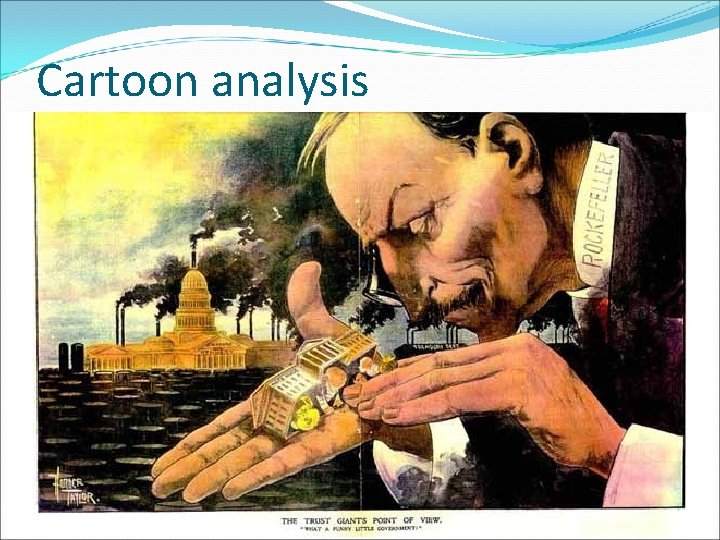 Cartoon analysis 