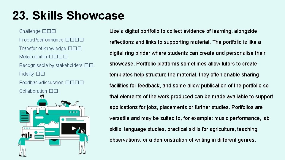 23. Skills Showcase Challenge ��� Use a digital portfolio to collect evidence of learning, 23. Skills Showcase Challenge ��� Use a digital portfolio to collect evidence of learning,