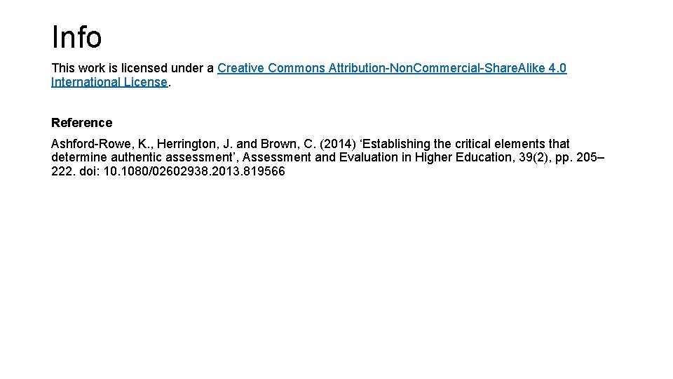 Info This work is licensed under a Creative Commons Attribution-Non. Commercial-Share. Alike 4. 0 Info This work is licensed under a Creative Commons Attribution-Non. Commercial-Share. Alike 4. 0