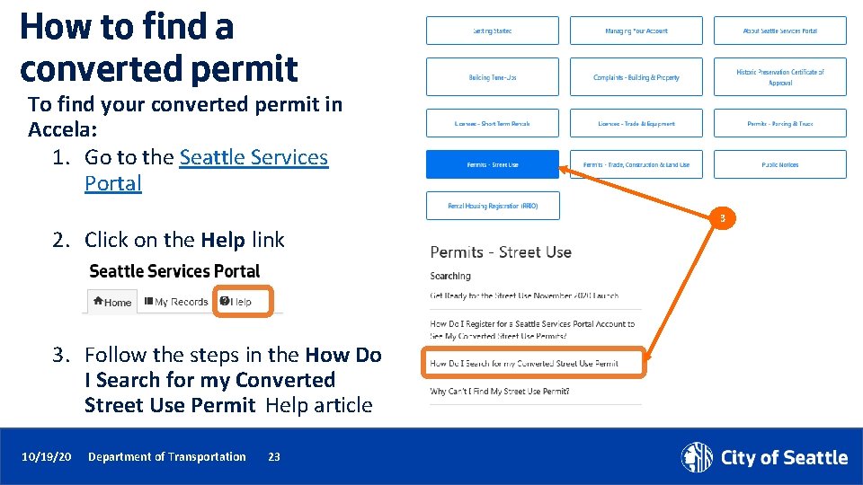 How to find a converted permit To find your converted permit in Accela: 1.
