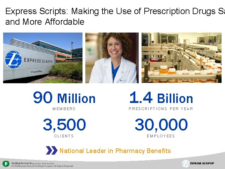 Express Scripts: Making the Use of Prescription Drugs Sa and More Affordable 90 Million
