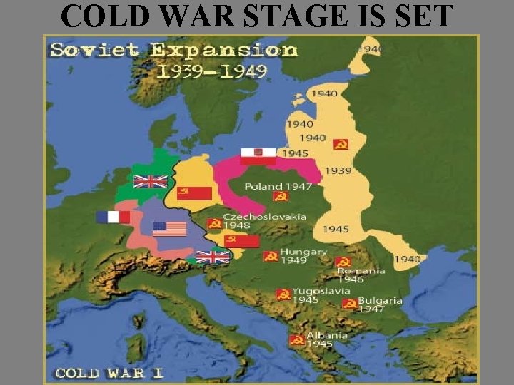 COLD WAR STAGE IS SET 