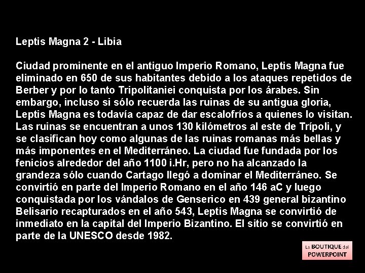 Leptis Magna 2 - Libia Ciudad prominente en el antiguo Imperio Romano, Leptis Magna