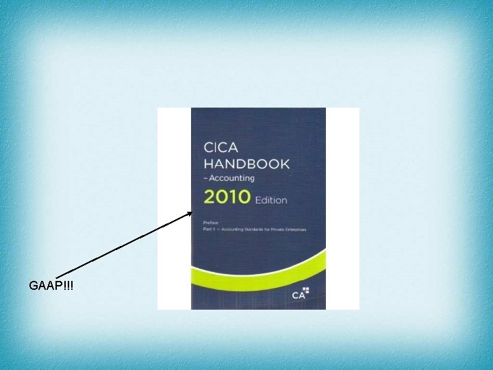 GAAP!!! 