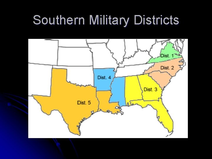 Southern Military Districts 