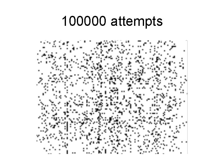 100000 attempts 