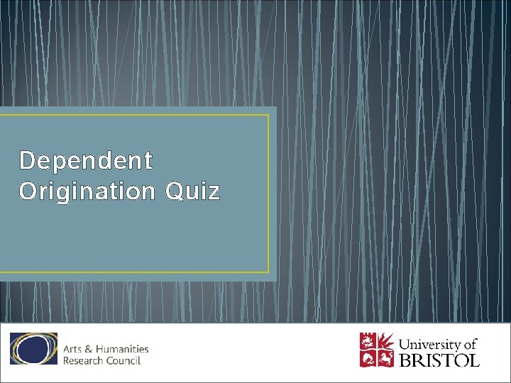 Dependent Origination Quiz 