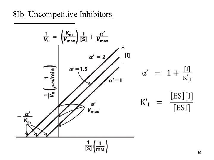 8 Ib. Uncompetitive Inhibitors. 39 