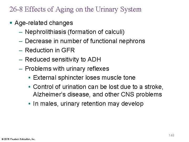 26 -8 Effects of Aging on the Urinary System § Age-related changes – Nephrolithiasis