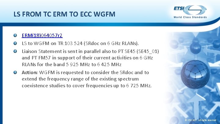 LS FROM TC ERM TO ECC WGFM ERM(18)064057 r 2 LS to WGFM on