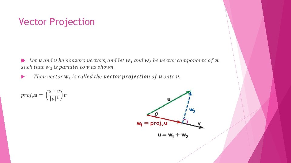 Vector Projection 