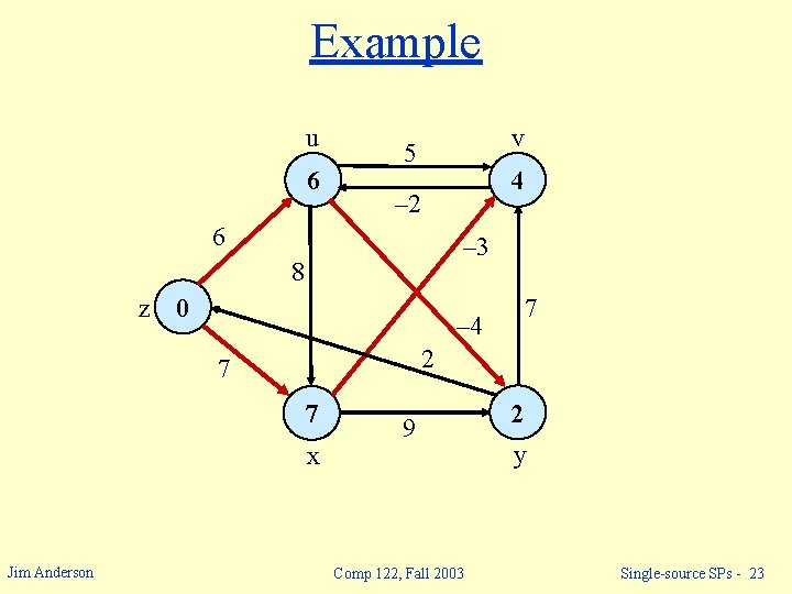 Example u 6 v 5 – 2 6 – 3 8 z 0 7