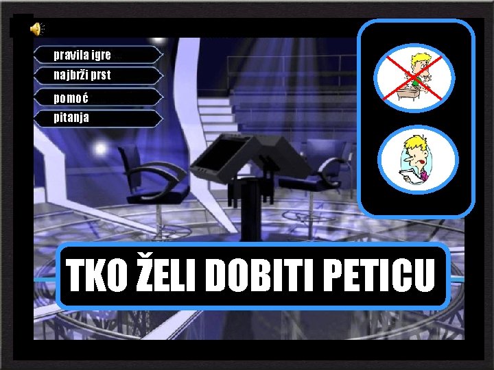 pravila igre najbrži prst pomoć pitanja TKO ŽELI DOBITI PETICU 