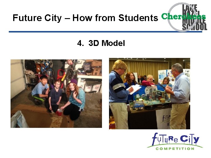 Future City – How from Students 4. 3 D Model 