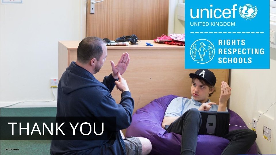 THANK YOU UNICEF/Dawe 