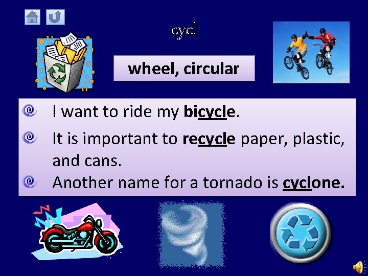 cycl wheel, circular I want to ride my bicycle. It is important to recycle