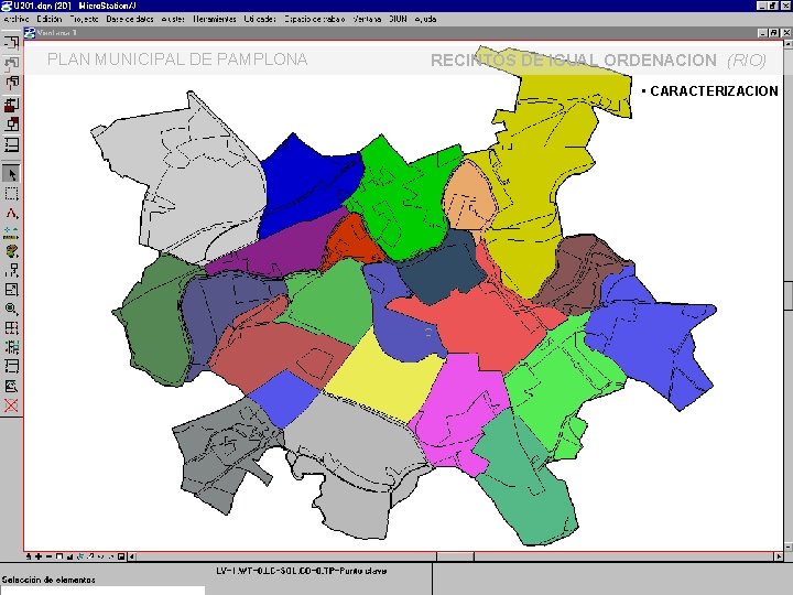 PLAN MUNICIPAL DE PAMPLONA RECINTOS DE IGUAL ORDENACION (RIO) • CARACTERIZACION 