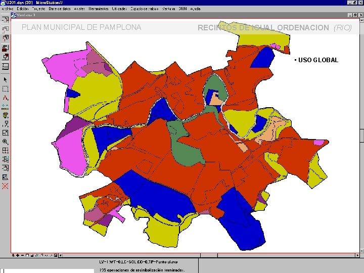 PLAN MUNICIPAL DE PAMPLONA RECINTOS DE IGUAL ORDENACION (RIO) • USO GLOBAL 