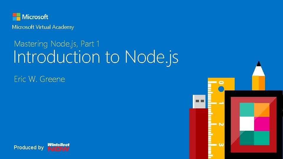 Header Mastering Node. js, Part 1 Introduction to Node. js Microsoft Virtual Academy Eric