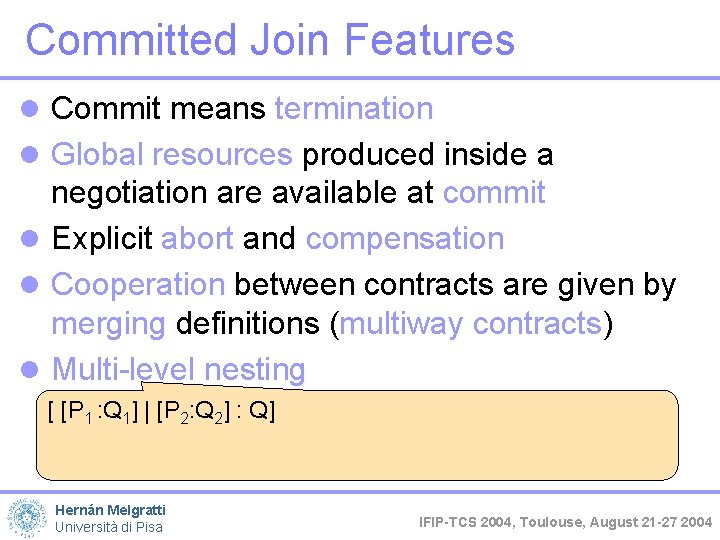 Commit Join Nested Commits for Mobile Calculi Extending Join Roberto