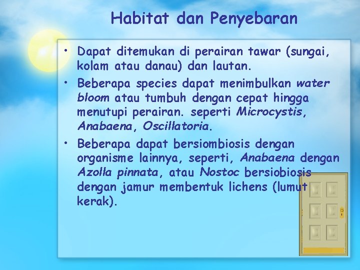 Habitat dan Penyebaran • Dapat ditemukan di perairan tawar (sungai, kolam atau danau) dan