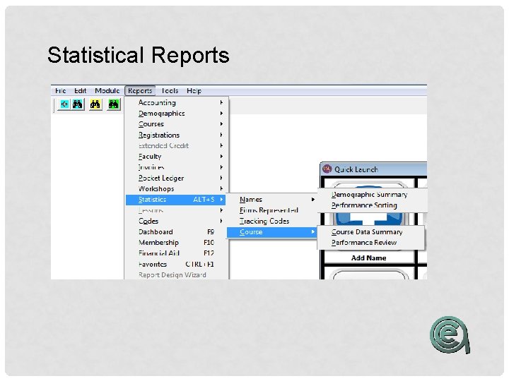 Statistical Reports 