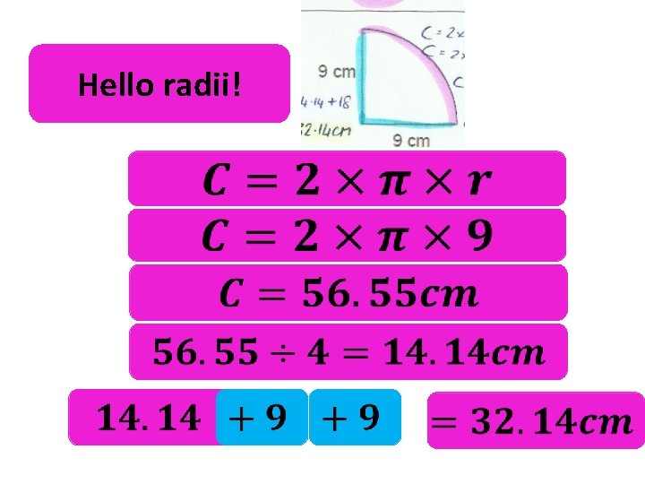 Hello radii! 