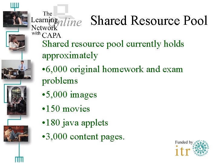 Shared Resource Pool Shared resource pool currently holds approximately • 6, 000 original homework