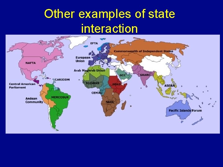 Other examples of state interaction 