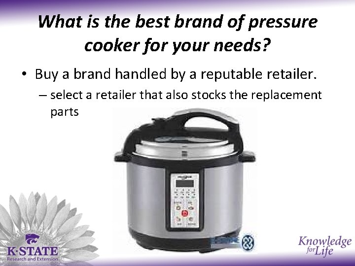 What is the best brand of pressure cooker for your needs? • Buy a