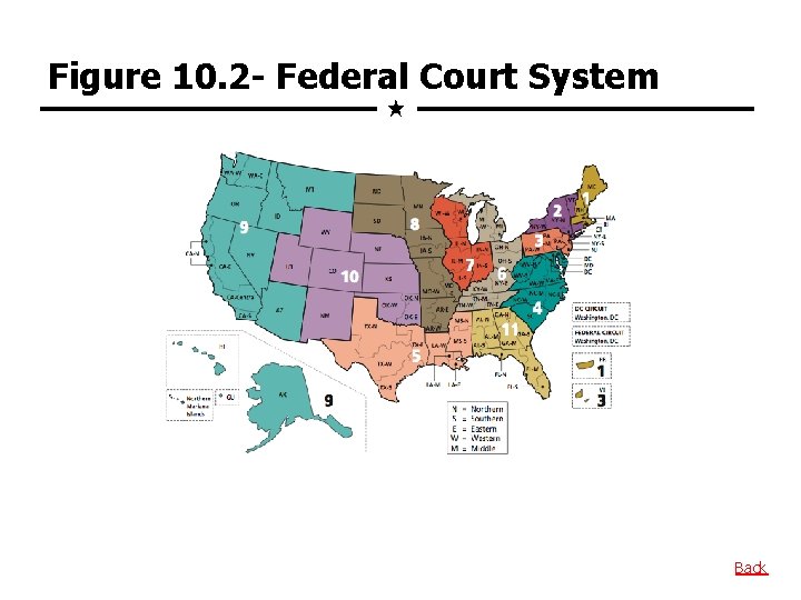 Figure 10. 2 - Federal Court System Back 