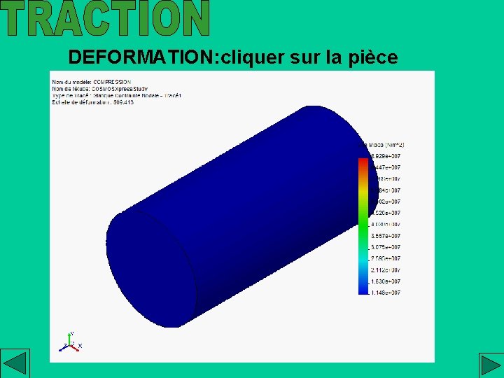 DEFORMATION: cliquer sur la pièce 