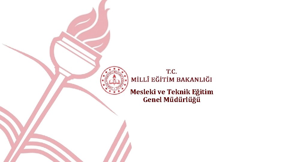 Meslekî ve Teknik Eğitim Genel Müdürlüğü 