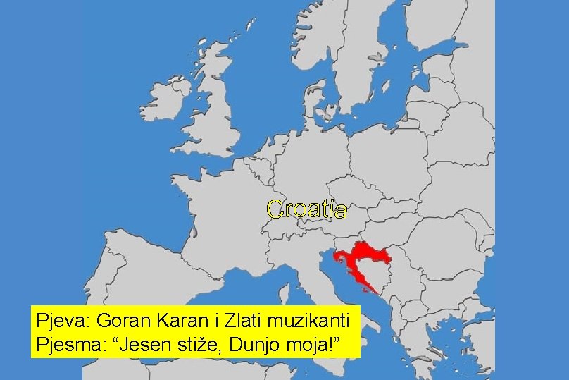 Pjeva: Goran Karan i Zlati muzikanti Pjesma: “Jesen stiže, Dunjo moja!” 