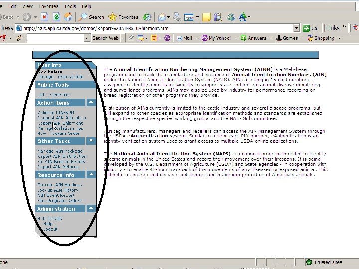 NAIS National Animal Identification System www. usda. gov/nais 24 