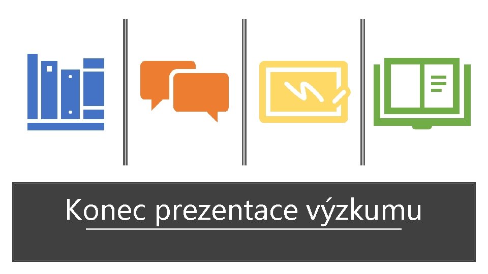 Konec prezentace výzkumu 