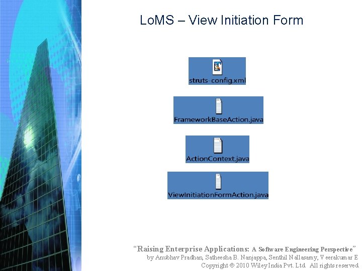 Lo. MS – View Initiation Form “Raising Enterprise Applications: A Software Engineering Perspective” by