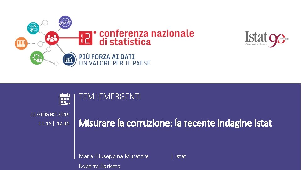 ROMA 22 GIUGNO 2016 COMPORTAMENTI INDIVIDUALI E RELAZIONI SOCIALI IN TRASFORMAZIONE UNA SFIDA PER