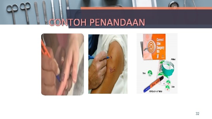 CONTOH PENANDAAN 32 