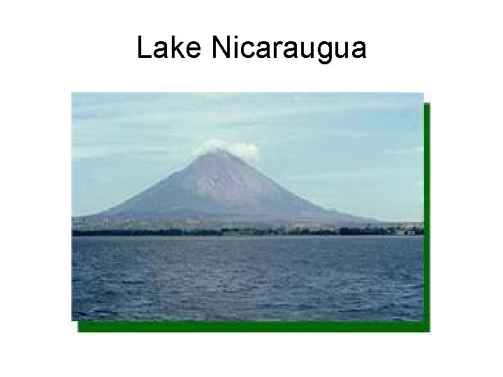 Lake Nicaraugua 