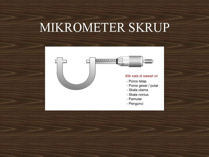 MIKROMETER SKRUP 