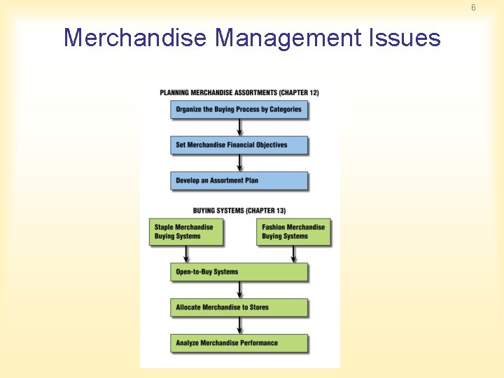 6 Merchandise Management Issues 