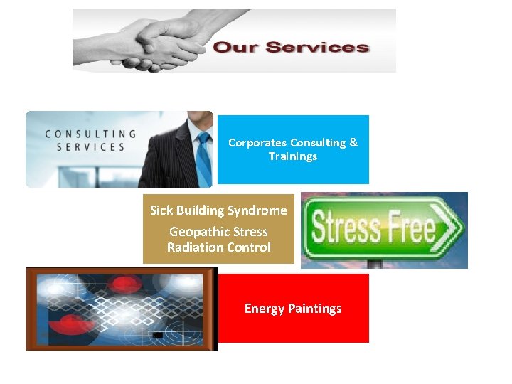 Corporates Consulting & Trainings Sick Building Syndrome Geopathic Stress Radiation Control Energy Paintings 