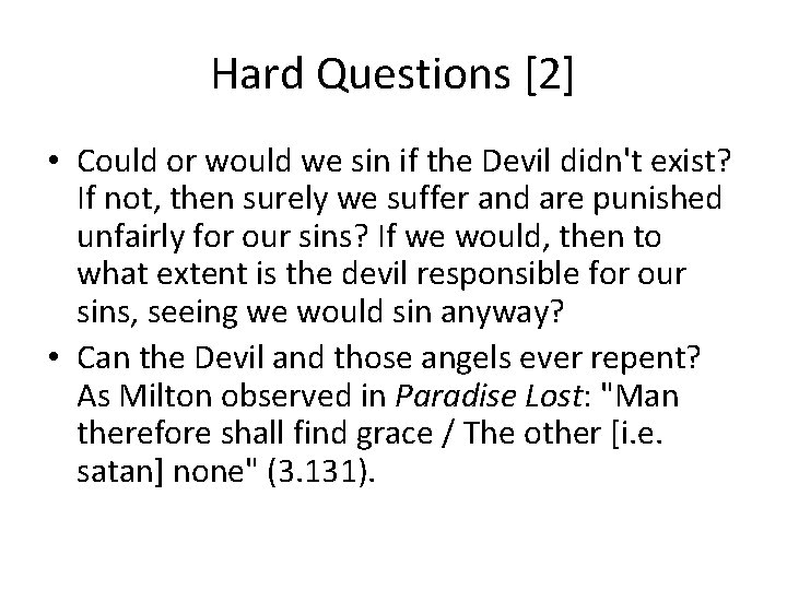 Questioning Devil Carelinks Missionary Training Program Teaching About the Devil