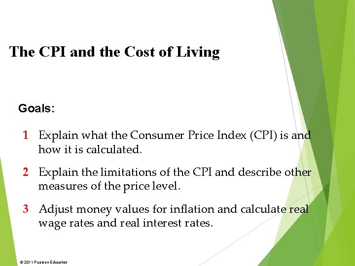 The CPI and the Cost of Living 22