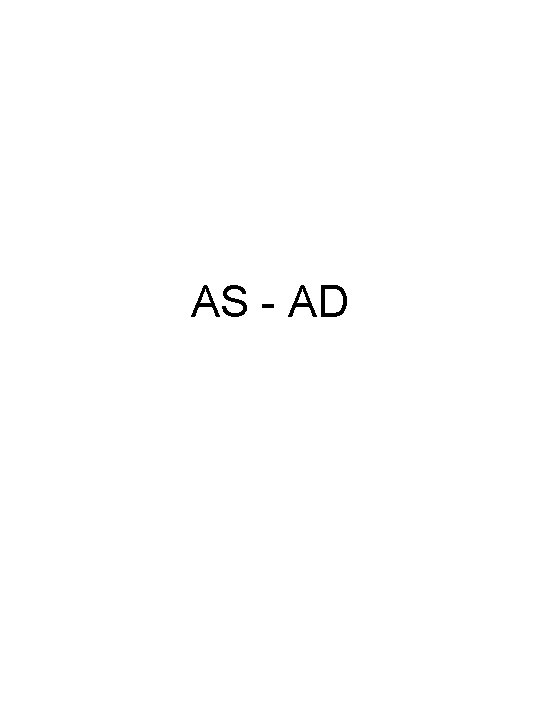 AS - AD 