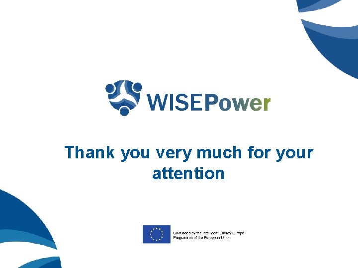 Thank you very much for your attention 