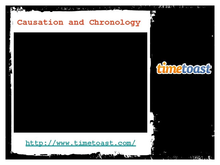 Causation and Chronology http: //www. timetoast. com/ 